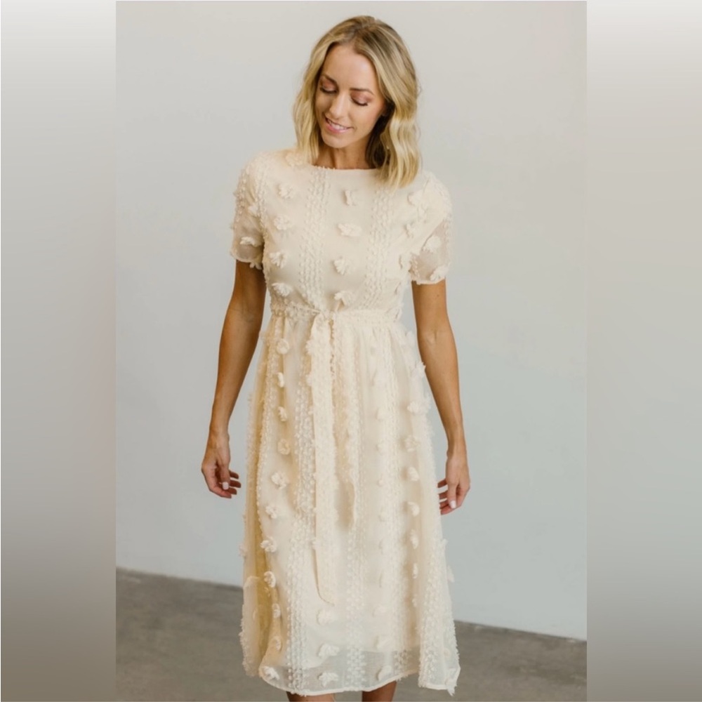 Baltic Born Cream Midi Dress